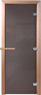 Стеклянная дверь для бани/сауны Doorwood Сумерки 170x70, фото 2