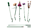 Конструктор Botanicals Букет цветов 756 деталей аналог Lego, фото 6