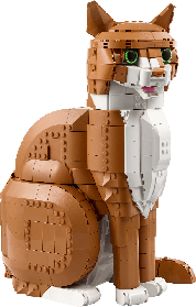 Конструктор Ideas Оранжевый кот 1755 деталей аналог Lego