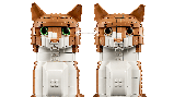 Конструктор Ideas Оранжевый кот 1755 деталей аналог Lego, фото 4