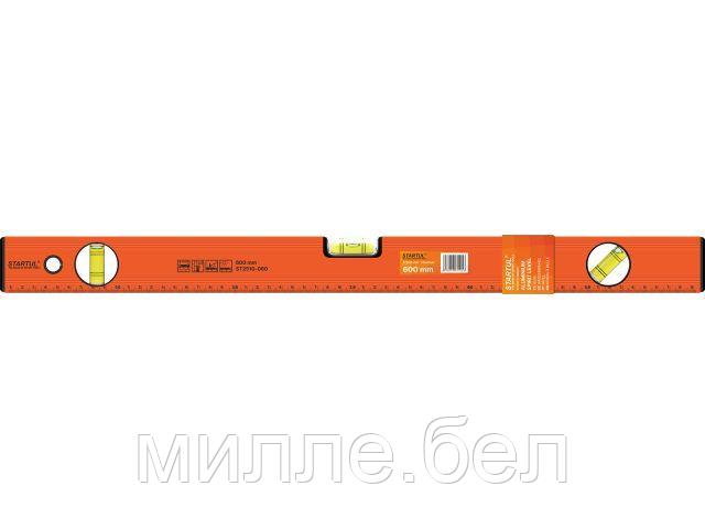 Уровень 600мм брусковый STARTUL STANDART (ST2510-060) (угл 90° 180° 45°)