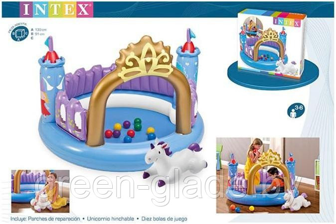 Детский надувной игровой центр Intex 48669 Магический замок 130х91 см