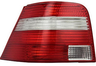 Фонарь задний лев VOLKSWAGEN: GOLF 4 97-02 (хэтчбэк) (белый)