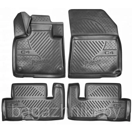 Коврики 3D в салон CITROEN C4 Picasso (2014 - ) 4 шт.