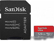 Карта памяти SanDisk Ultra SDSQUAB-128G-GN6MA 128GB (с адаптером)