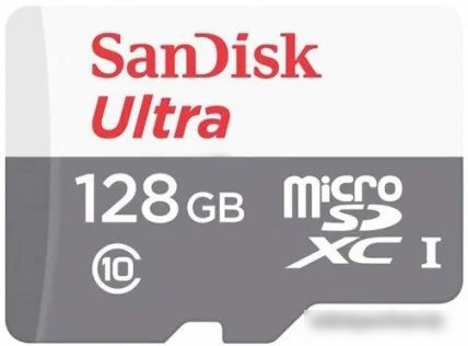 Карта памяти SanDisk MicroSDXC Ultra SDSQUNR-128G-GN3MN 128G