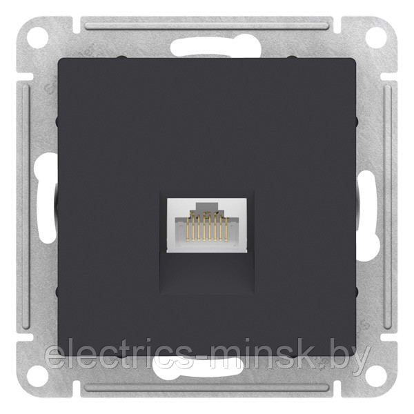 Розетка компьютерная AtlasDesign Schneider Electric КАРБОН ATN001083 - фото 1 - id-p238835932