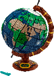 Конструктор IDEAS Глобус 2585 деталей аналог Lego, фото 2