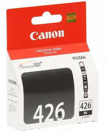 Картридж CLI-426BK/ 4556B001 (для Canon PIXMA MX714/ MX894/ iP4940/ MG5240/ MG6140/ iX6540/ MG8240) чёрный - фото 1 - id-p34469111
