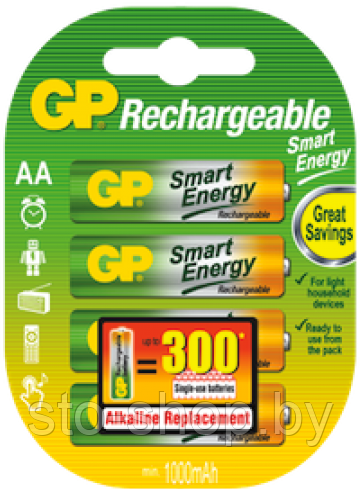 GP 100AAHCGC-2UEC4 4BP Smart Energy 1000mAh Аккумулятор АА 1шт - фото 1 - id-p36477310