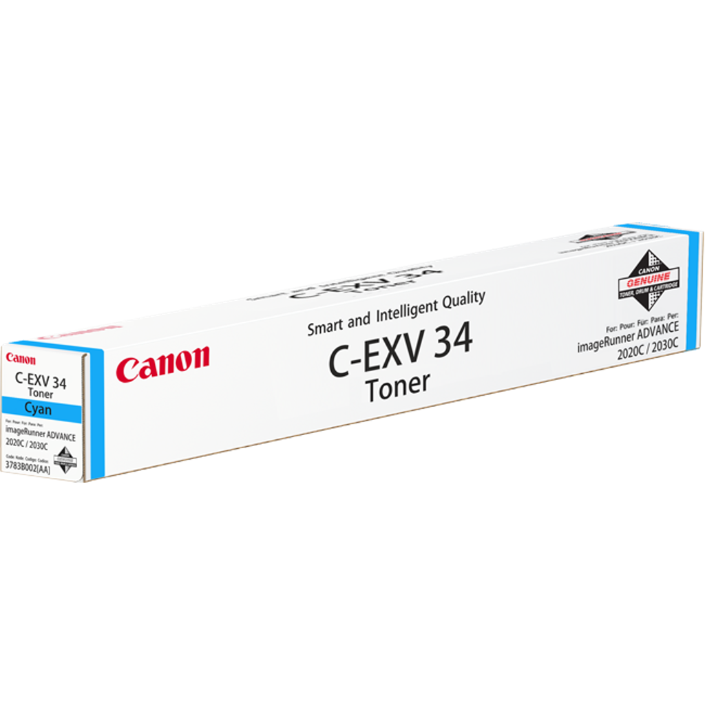Картридж C-EXV34C/ 3783B002 (для Canon imageRUNNER Advance C2020/ C2030/ C2220/ C2225/ C2230) голубой