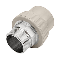 Ниппель пп с нар. 40 х 1 1/2" под ключ (24/6) (Valfex) СЕРАЯ