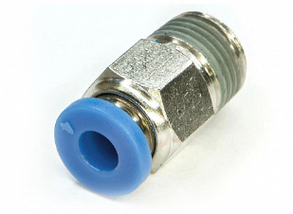 Пневмофитинг цанговый прямой с наружной резьбой PC 10-01 (R1/8")