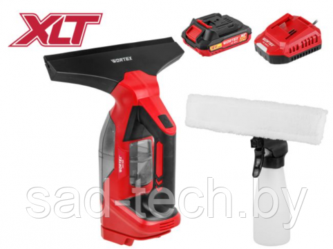 Аккумуляторный стеклоочиститель WORTEX CWV 1828 ALL1 XLT SET (1х2 А*ч)