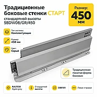 Традиционные боковые стенки СТАРТ стандартной высоты SBDW08/GR/450