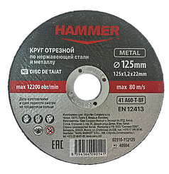 Диск отрезной по металлу Hammer 02510-110125