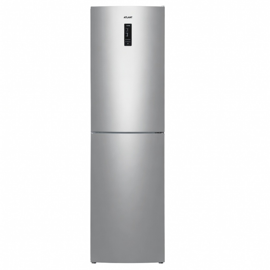 Холодильник ATLANT No Frost Smart air Flow двухкамерный 2 метра серебристый с зоной свежести и дисплеем