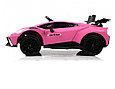 Детский электромобиль RiverToys Lamborghini Huracan STO / E888EE Розовый, фото 2
