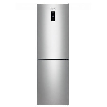 Холодильник ATLANT Smart air Flow Full No Frost двухкамерный серебристый с зоной свежести и дисплеем