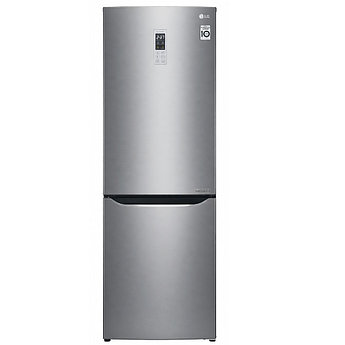 Холодильник LG No Frost графит инверторный с нижней морозилкой 190 см