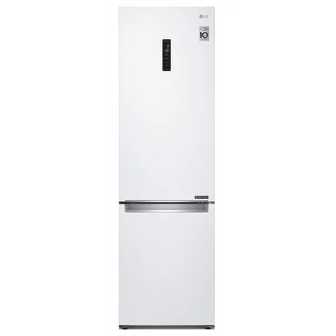 Холодильник LG No Frost DoorCooling+ белый инверторный с нижней морозилкой и зоной свежести