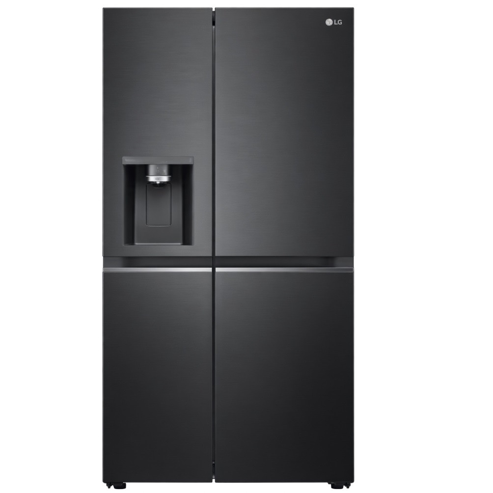 Холодильник LG Side-by-Side No Frost инверторный черный умный с диспенсером для воды ледогенератором и WiFi