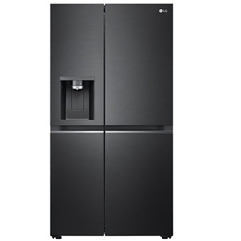 Холодильник LG Side-by-Side No Frost инверторный черный умный с диспенсером для воды ледогенератором и WiFi
