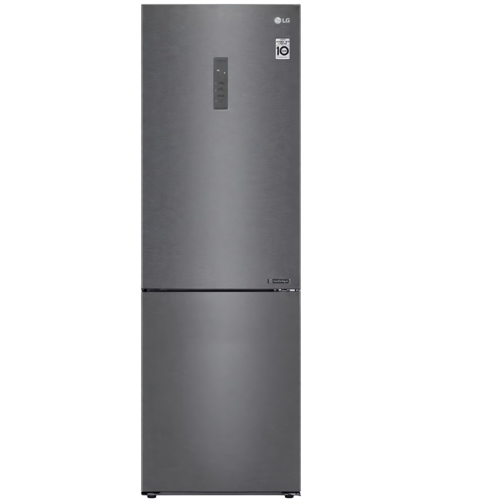 Холодильник LG Total No Frost DoorCooling+ 70 см серый инверторный с зоной свежести Multi Air Flow и дисплеем