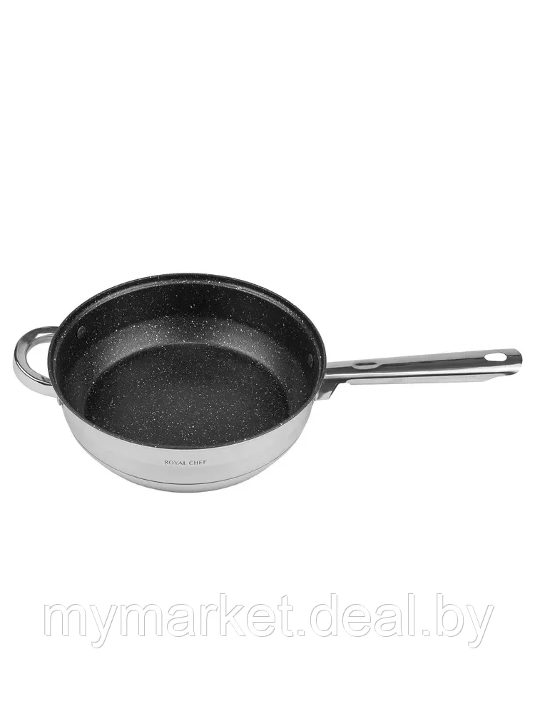 Набор кастрюль с сотейником и сковородой Royal chef RC-1222 (2.1л/2.9л/3.9л/6.6л) - фото 2 - id-p246620072
