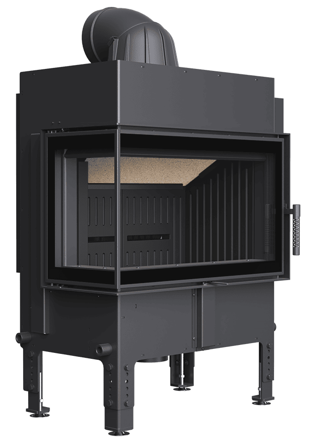 Каминная топка Kratki NORRA L BS BLACK