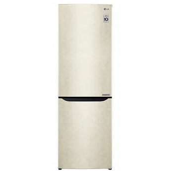 Холодильник LG бежевый No Frost Smart Inverter Multi Air Flow с нижней морозилкой