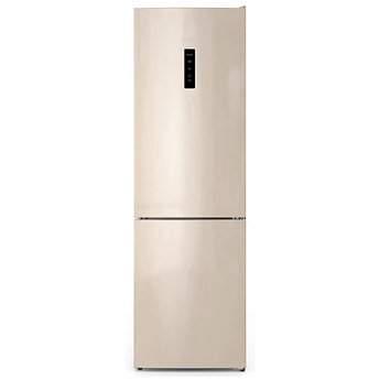 Холодильник Indesit No Frost двухкамерный бежевый Push&Go с дисплеем и зоной свежести