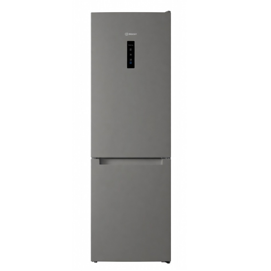 Холодильник Indesit No Frost серый двухкамерный Push&Go с дисплеем и зоной свежести