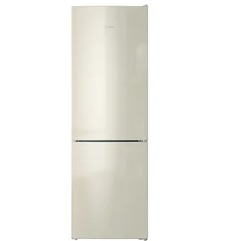 Холодильник Indesit No Frost бежевый двухкамерный Push&Go с зоной свежести