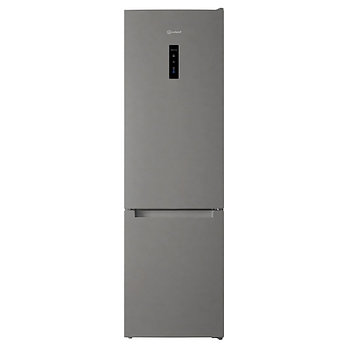 Холодильник Indesit No Frost серый двухкамерный Push&Go с дисплеем