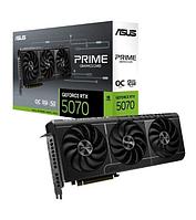 Видеокарта ASUS GeForce RTX 5070 PRIME OC Edition, 12 GB GDDR7, 192 bit, 3xDisplayPort, HDMI, GPU 2330 MHz