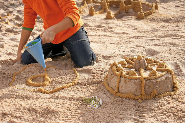 речной песок для детской площадки