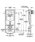 Инсталляция для унитаза Grohe Rapid SL 38772001, фото 2