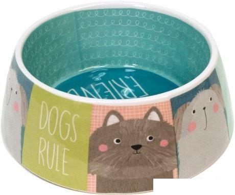 Миска TarHong Best Friends PVA3071PBDF (голубой с рисунком)