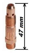 Держатель цанги d=1,6mm, L=47mm (для горелок моделей 17-18-26) - фото 1 - id-p36517061