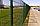 Забор под ключ из сварных панелей в полимерном покрытии(евроограждение, 3D панели) 1,5 м, фото 4