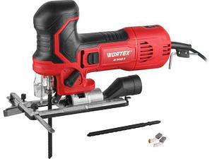 Лобзик электрический WORTEX JS 9008 E в кор. 750 Вт, 800-3000 ход/мин, пропил до 90 мм, грибов. рук. (грибов.