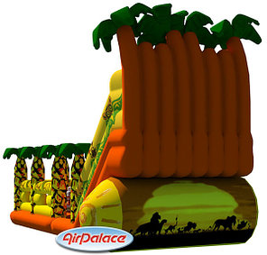 Надувная горка с игровой площадкой "Мадагаскар", фото 2