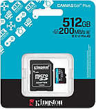 Карта памяти Kingston Canvas Go! microSDXC 512GB SDCG4/512GB (с адаптером), фото 3
