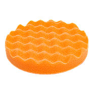Foam Polishing Pad - Полировальный круг рифленый средней жесткости | Jeta Pro | Оранжевый, 150/30мм, фото 2