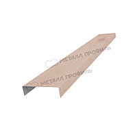 Металл Профиль Планка декоративная на столб 60мм 17х62 х 2000 (ECOSTEEL_T-12-Орех-0.45)