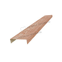 Металл Профиль Планка декоративная на столб 60мм 17х62 х 3000 (ECOSTEEL_T-01-Кедр-0.5)