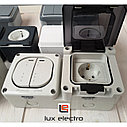 Розетка IP66 накладная с поворотным мех. 2P+E 16A 200-250V M95 (95x95mm) Scame серия PROTECTA, фото 7