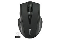 Беспроводная мышь Defender Accura MM-665, 6 кнопок, 1200 dpi, питание 2xAAA, черная