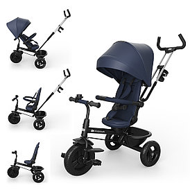 Детский трехколесный велосипед Kinderkraft Aston 2 Plus | Синий